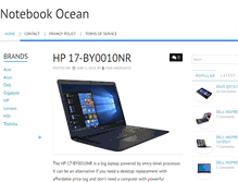 Tablet Screenshot of notebookocean.com